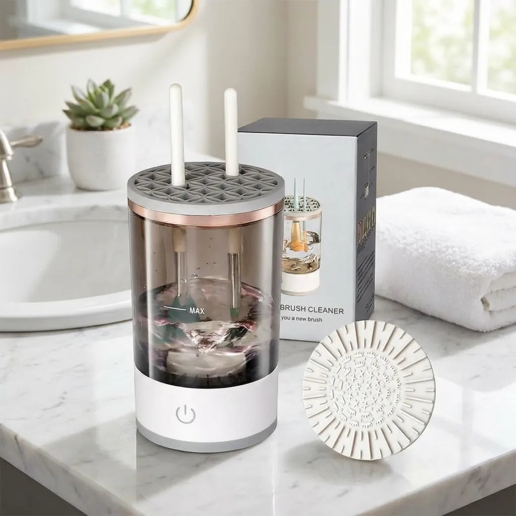 Automatic Makeup Brush Cleaner