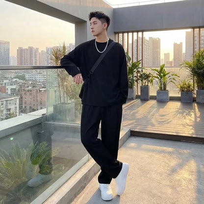 Men’s Black Co-ord Set