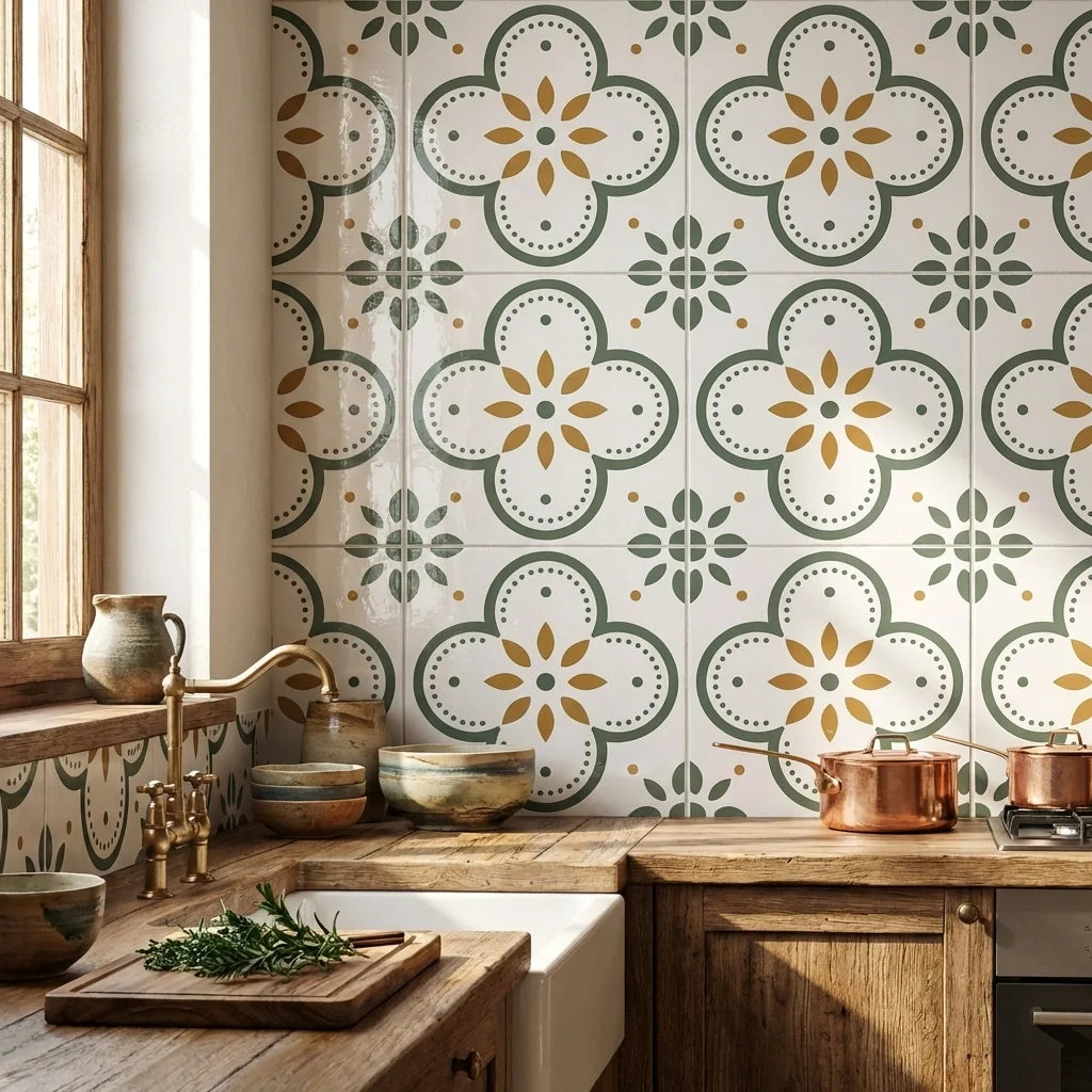 Adhesive Backsplash Tiles
