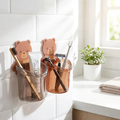 Wall-Mount Toothbrush Holder (2-Pack)