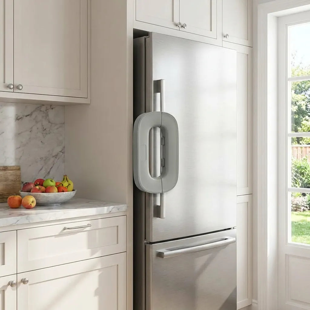 Refrigerator Lock - Cabinet Locks with Strong Adhesive