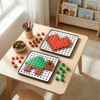Educational Pixel Cubes Toy