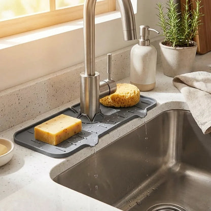 Silicone Sink Faucet Mat