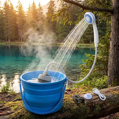 Portable USB Rechargeable Shower