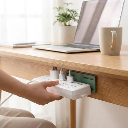 Self Adhesive Power Strip Holder (Pack of 4)