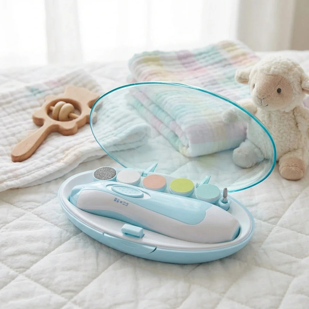 Electric Baby Nail Trimmer With Grinding Heads