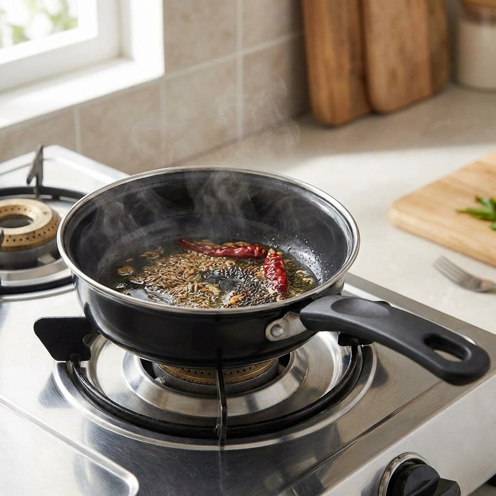 Uncoated Thick Iron Pan