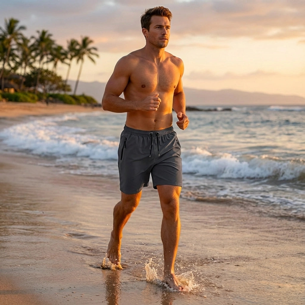 Men’s Stretch Cotton Shorts (4-Pack)