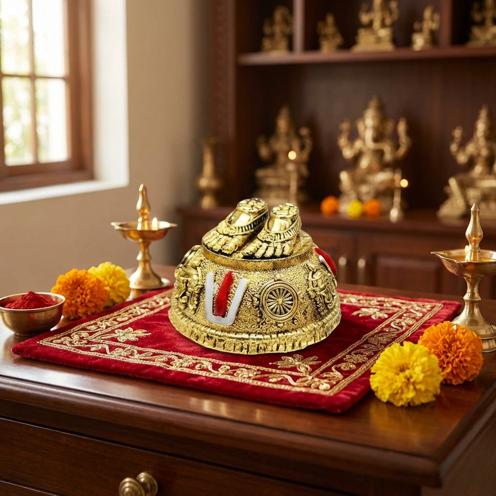 Antique Lord Balaji Charan Paduka