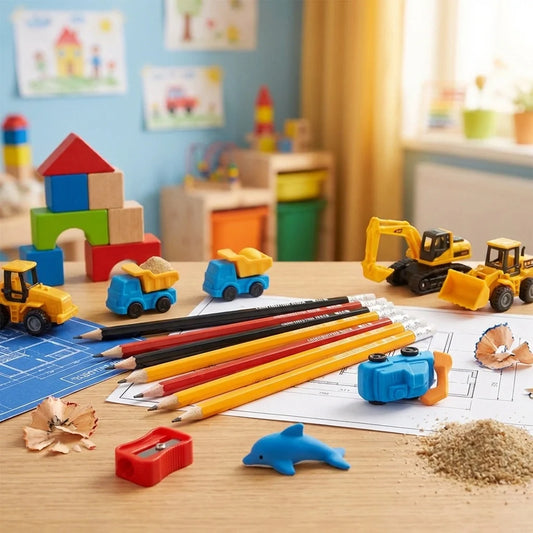 Construction Truck Stationery Set