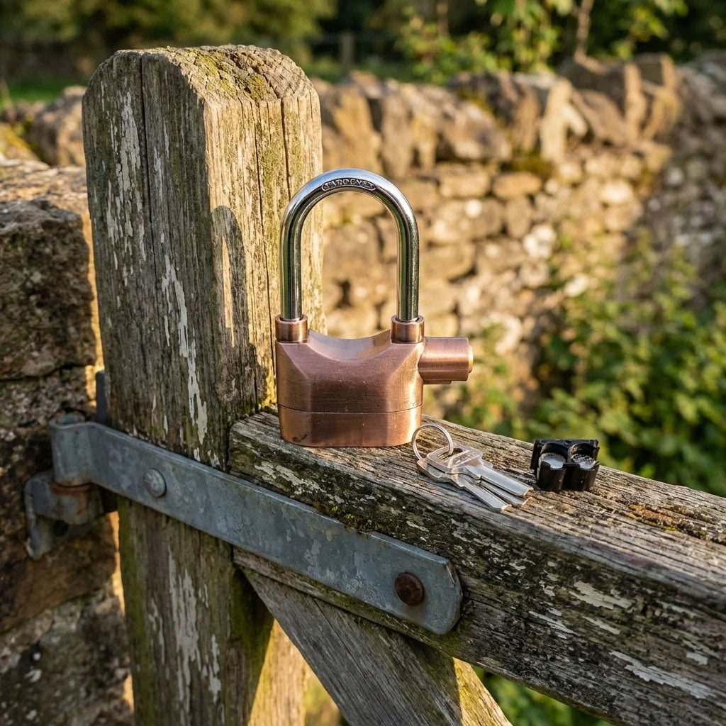 Security Padlock with Alarm