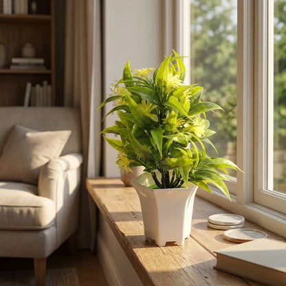 Artificial Flower Pot Decor