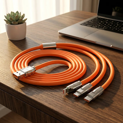 3-in-1 Retractable Charging Cable