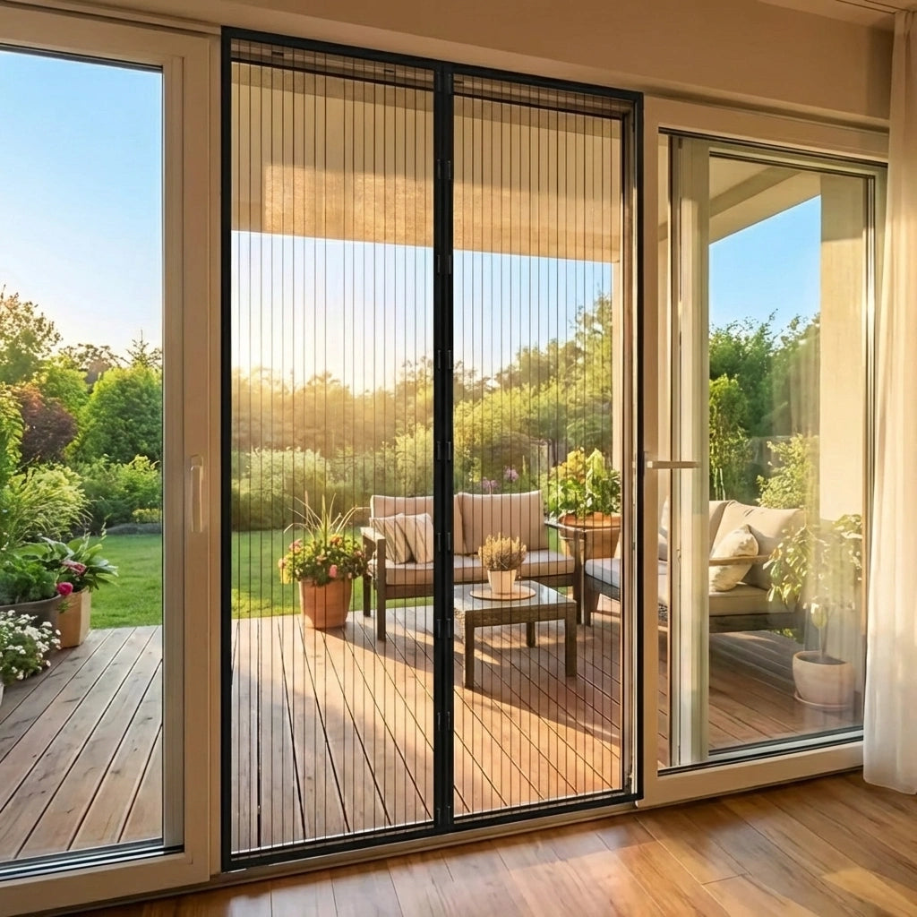Mesh Magnetic Mosquito Screen Door Net Curtain