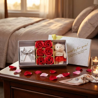 Valentine Teddy Gift Set