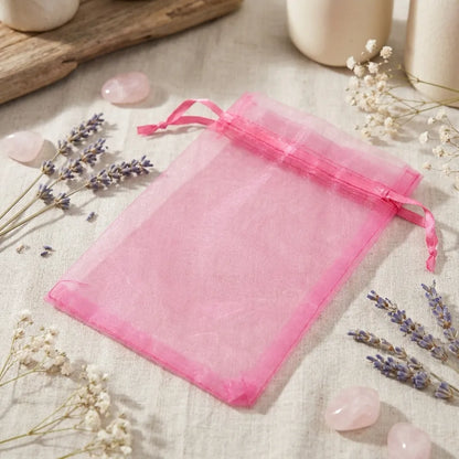 Organza Drawstring Gift Bags – 100 Pcs