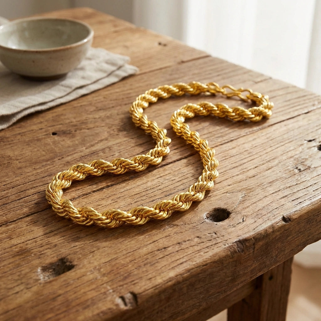 Brass Gold Plated Chain