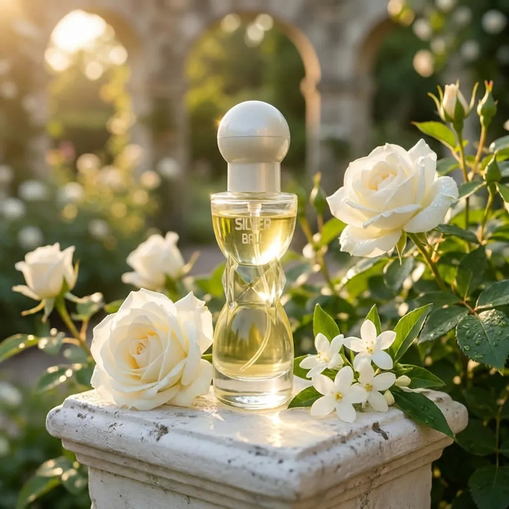 Elegant Silver Ball Perfume