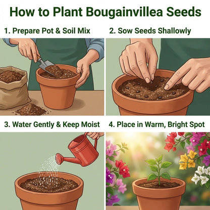 Colorful Bougainvillea Flower Seeds