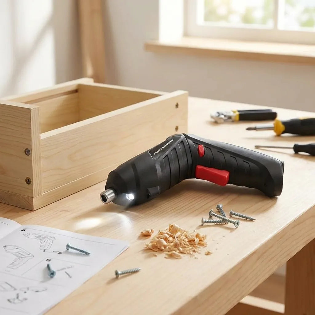 Metal Electric Screwdriver with 47 pcs Screwdriver Bit Set