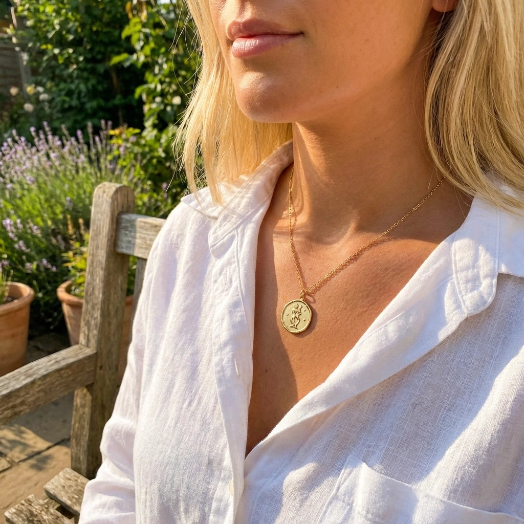 Gold Plated Zodiac Sign Necklace
