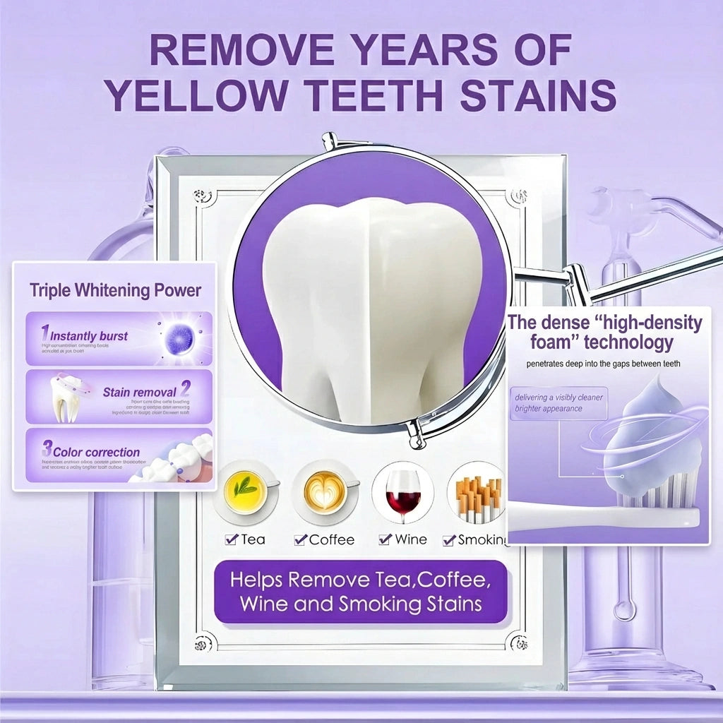 Purple Luxe Whitening Toothpaste