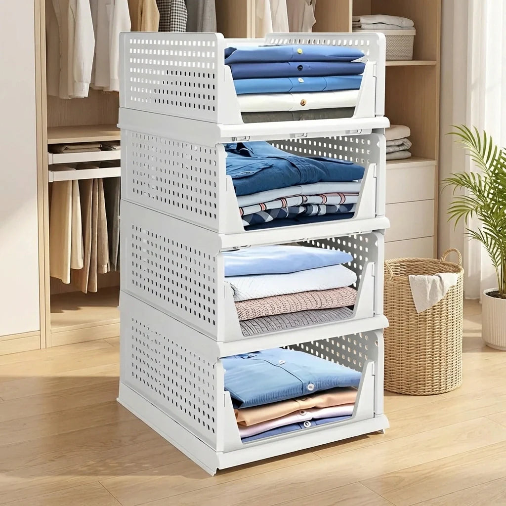 Stackable Foldable Closet Drawers