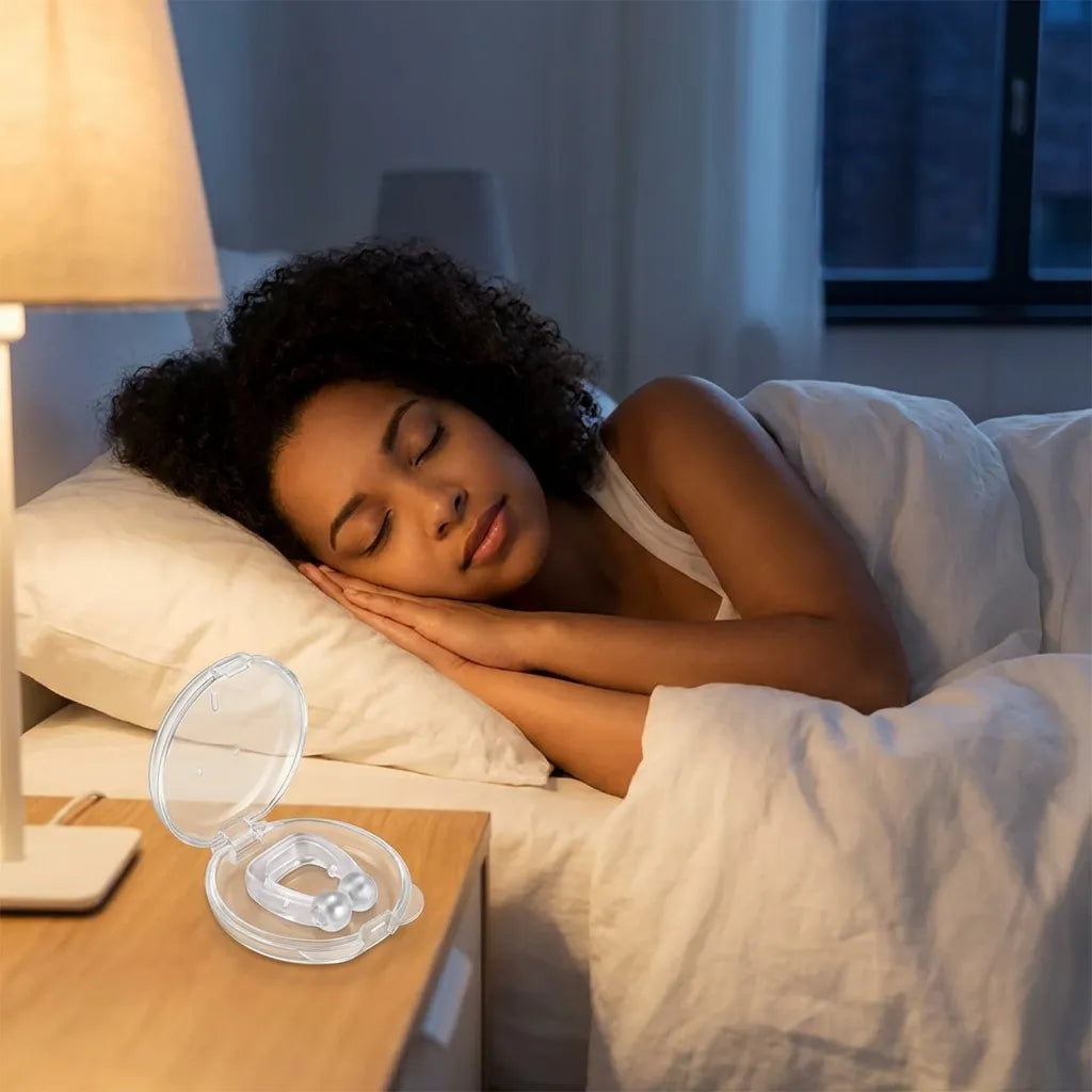 Magnetic Anti Snore Reusable Nose Clip (Pack of 4)