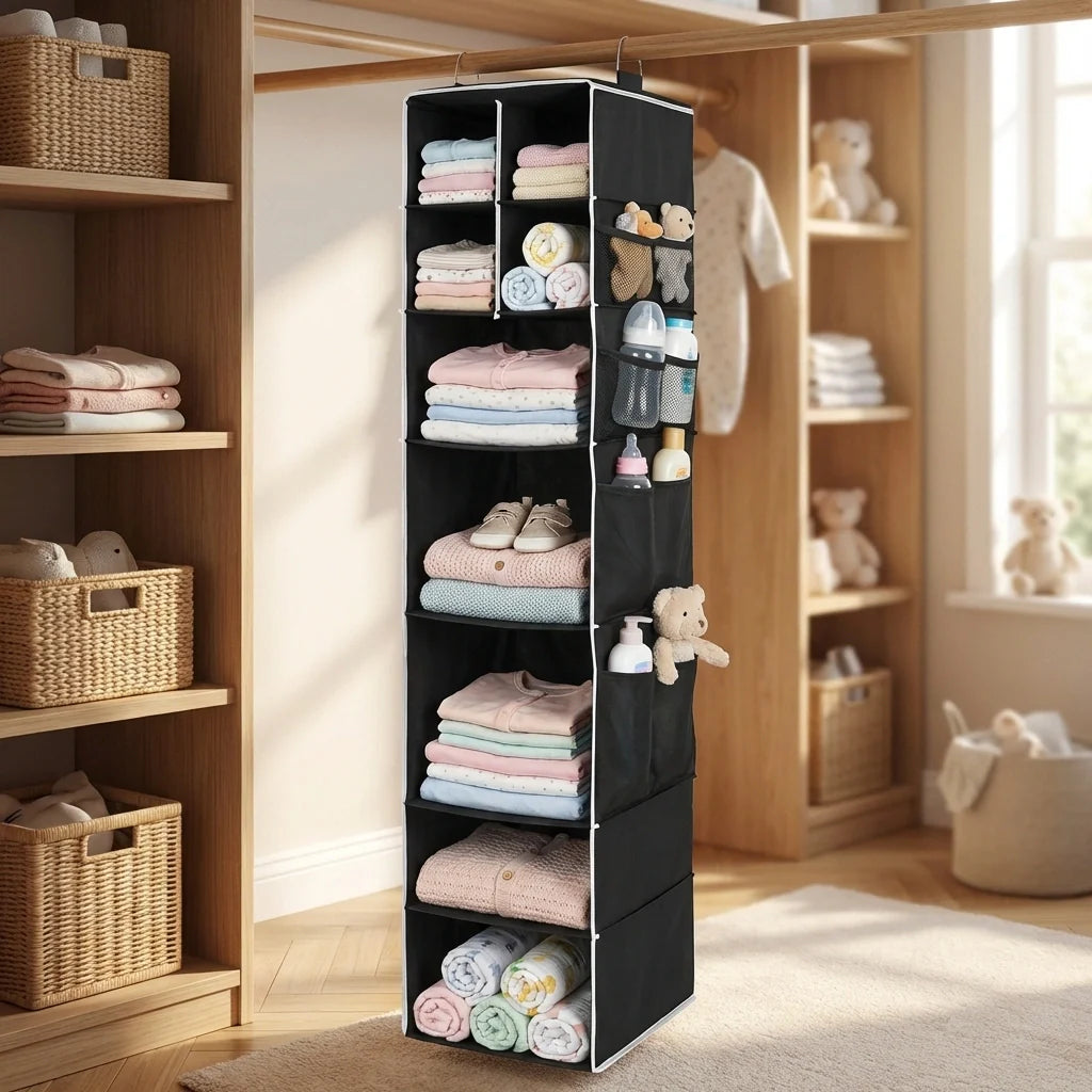 Hanging Nursery Closet Organizer