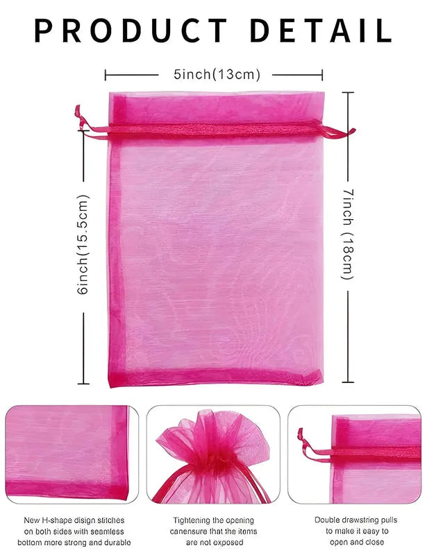 Organza Gift Bags Small Mesh