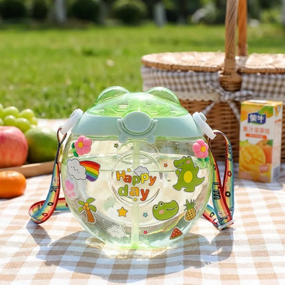 Donut Water Bottle Sipper Bottle