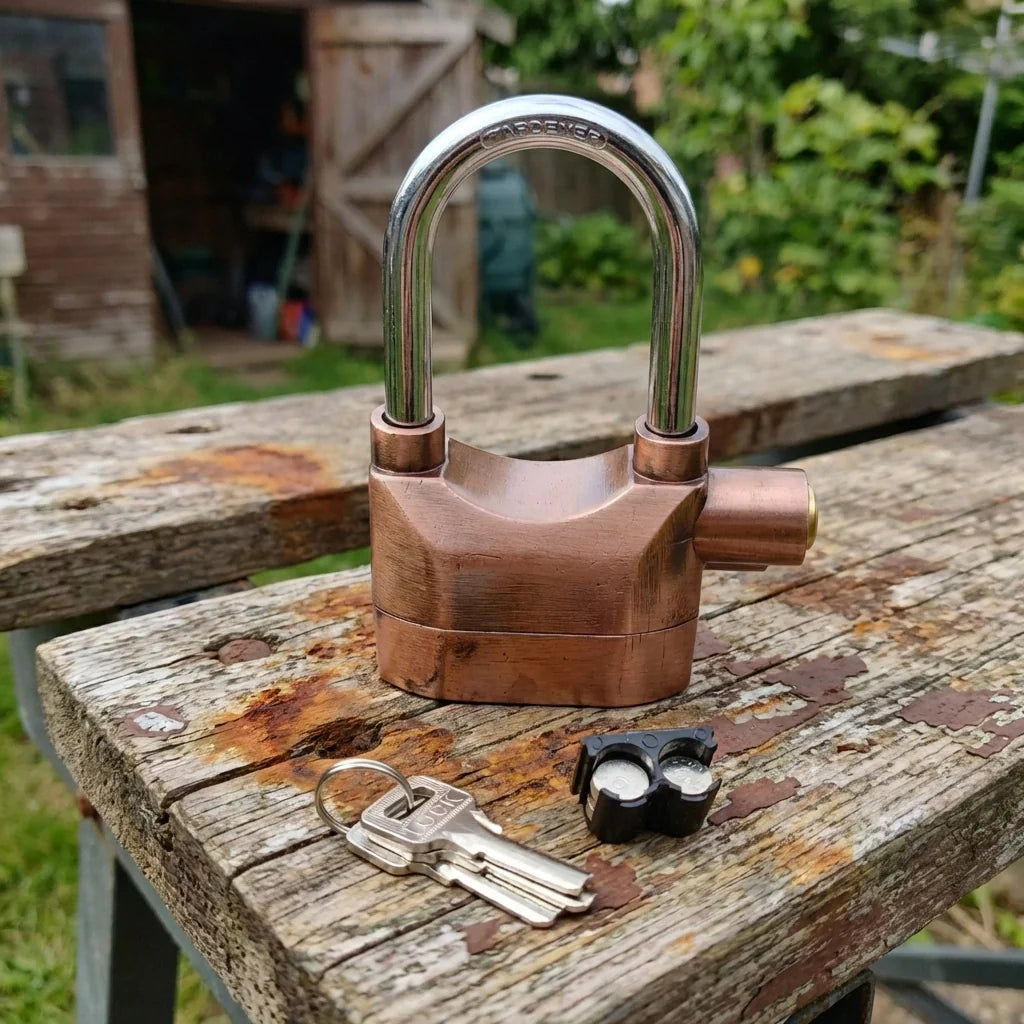 Security Padlock with Alarm