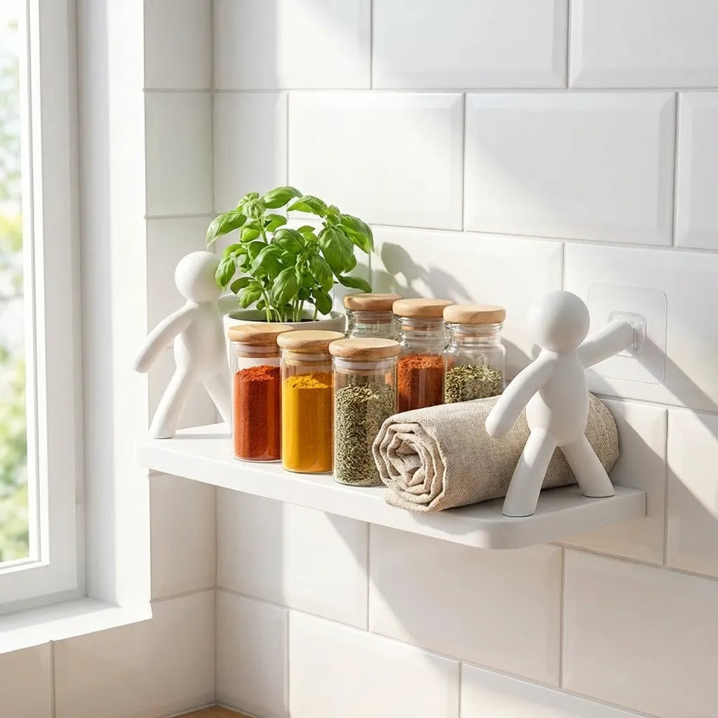 Wall Hanging Bathroom Shelf Storage Rack