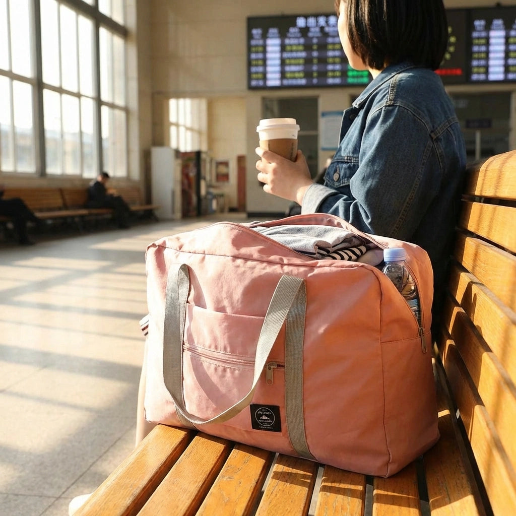 Foldable Travel Waterproof Duffel Bag (1 Pc)