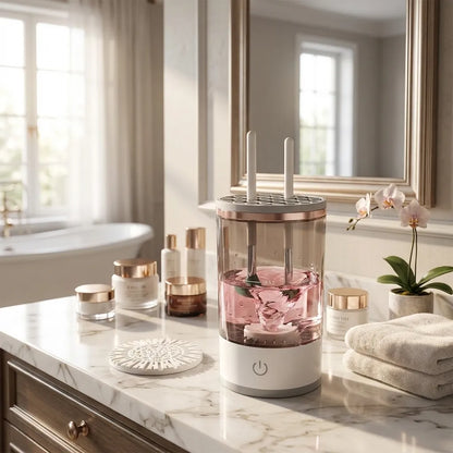 Automatic Makeup Brush Cleaner