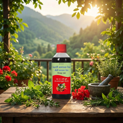 Herbal Body Massage Oil – 280g x 2