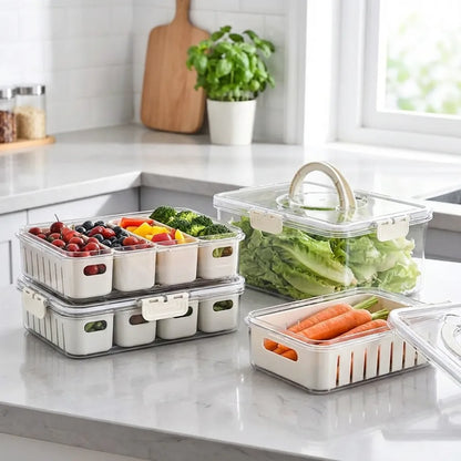 4 Compartment Fridge Storage