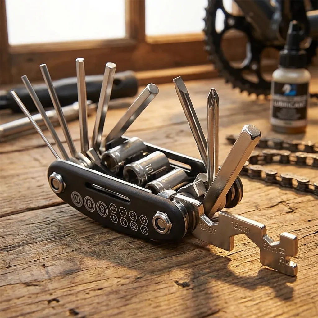 16-in-1 Bike Repair Multi-Tool (Carbon Steel)