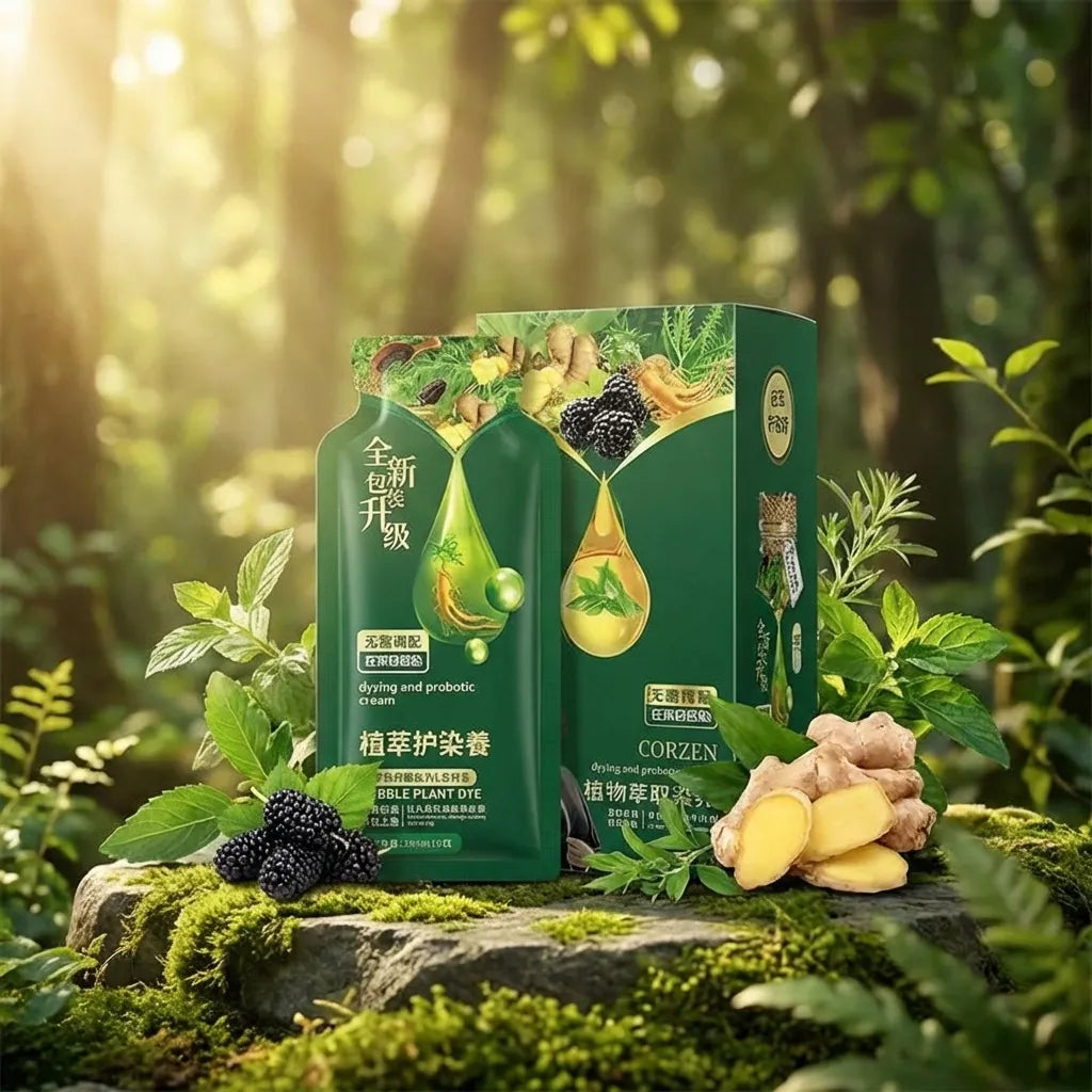 Korean Plant Bubble Hair Dye