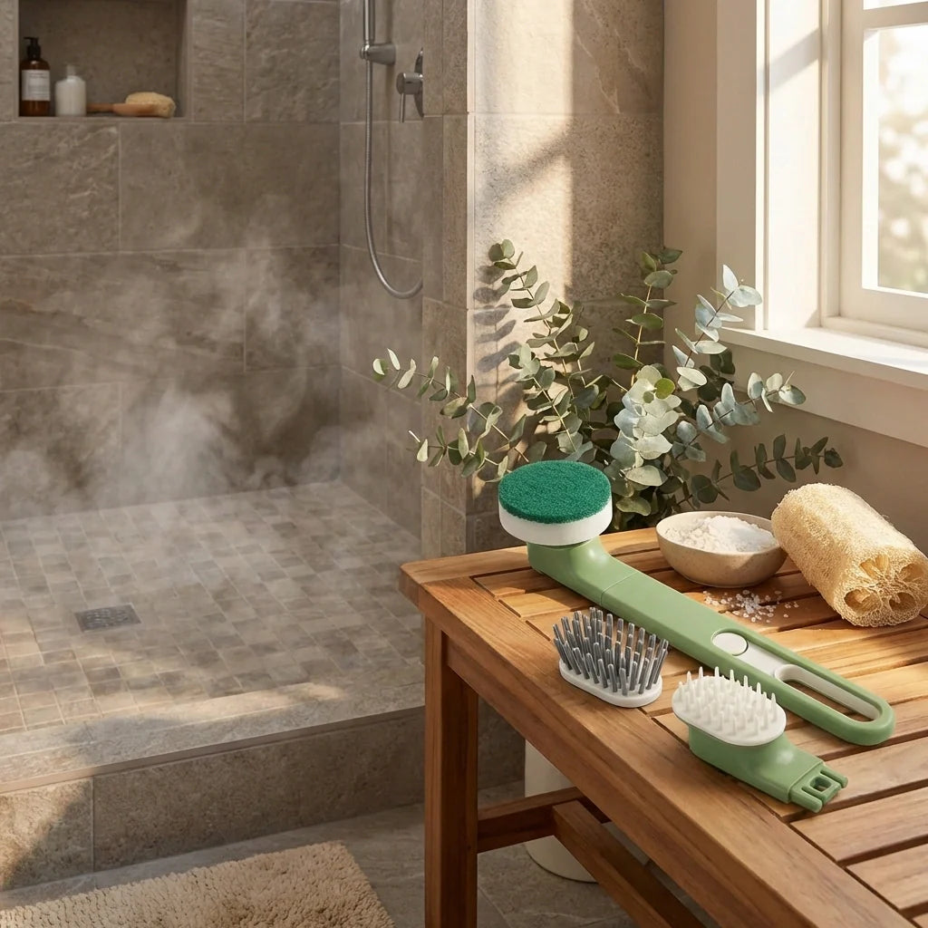 Long-Handle Dish Brush Set