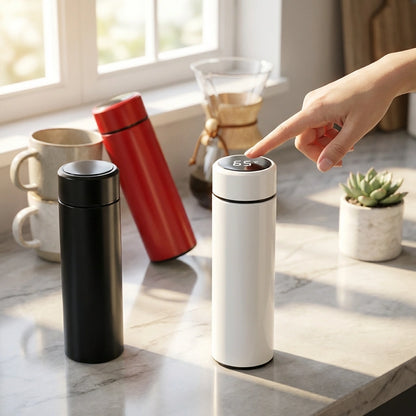 LED Temperature Display Flask
