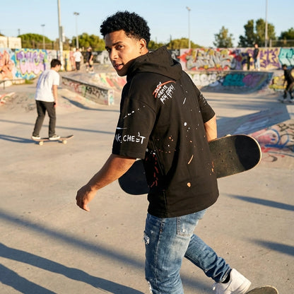 Black Cotton Hoodie Twin Pack