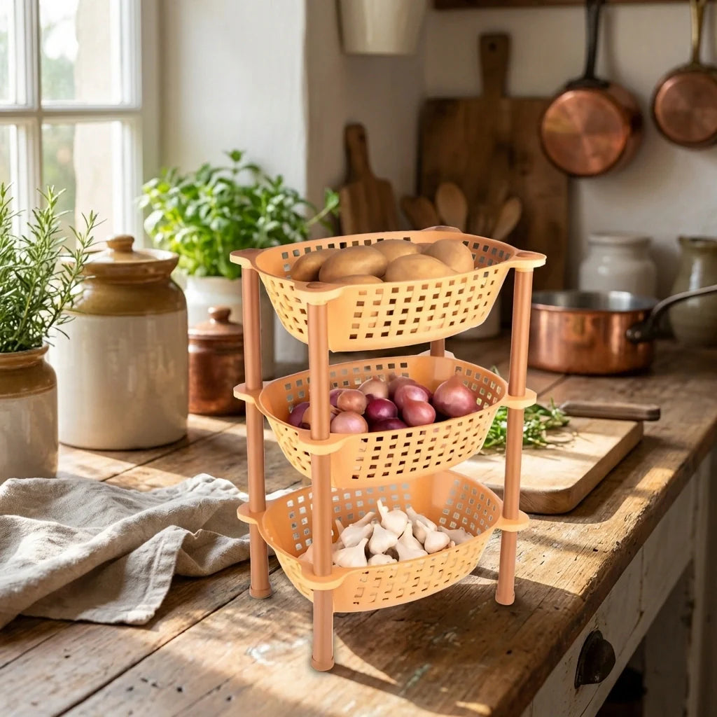 Multipurpose Stackable Storage Baskets