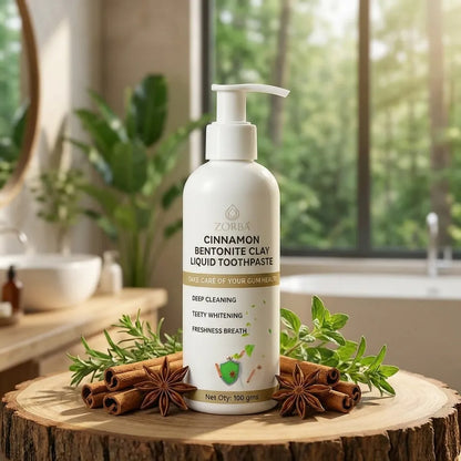 Cinnamon Bentonite Clay Liquid Toothpaste 100 ml Pack of 1