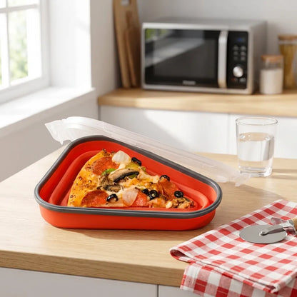 Collapsible Pizza Slice Container
