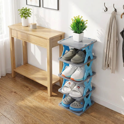 Smart Foldable Shoes Tier Shoe Rack 4 Layer