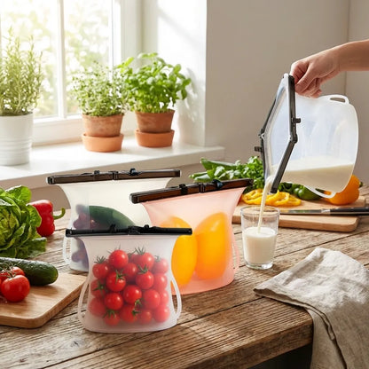 Reusable Silicone Bags (3 Pcs)