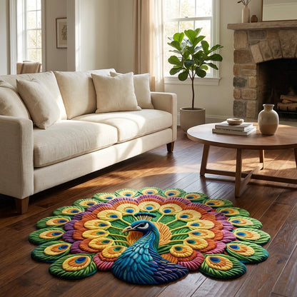 Peacock Floor Mat