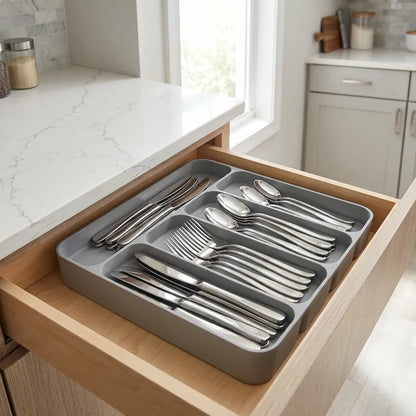 1 Pc Cutlery Tray Box Used For Storing