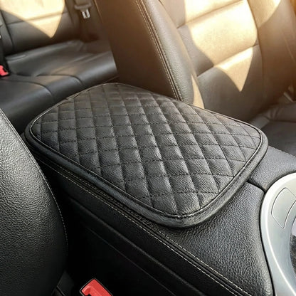 Leather Armrest Seat Box Pad Protector